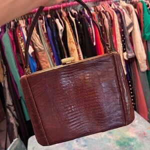 Vintage Lizard Skin Purse
